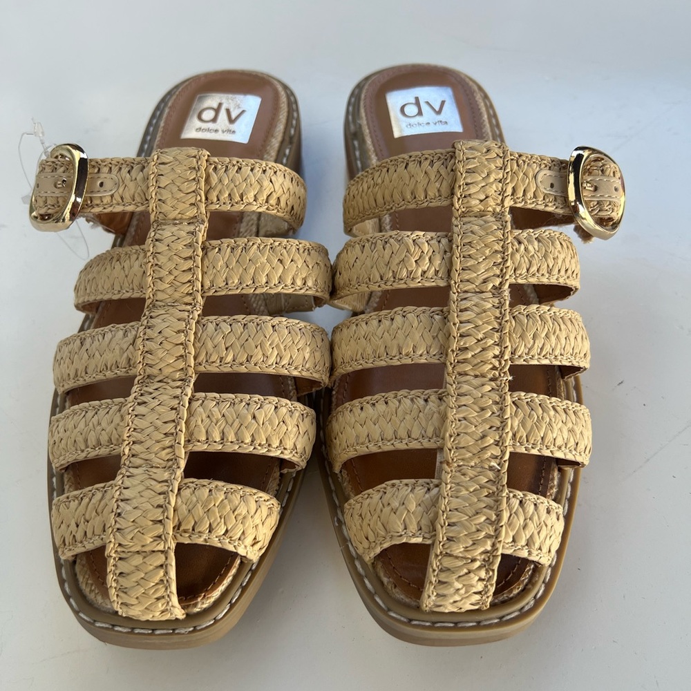 DV by Dolce Vita Tan Woven Sandals